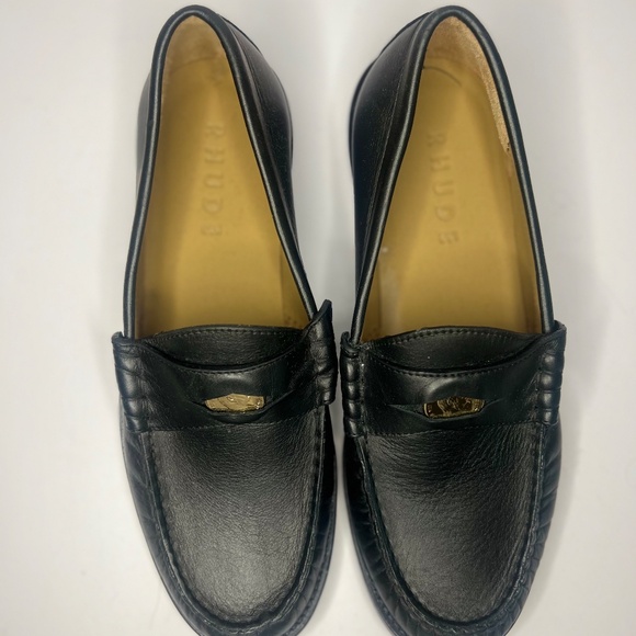 RHUDE Penny Leather Loafers main image 6